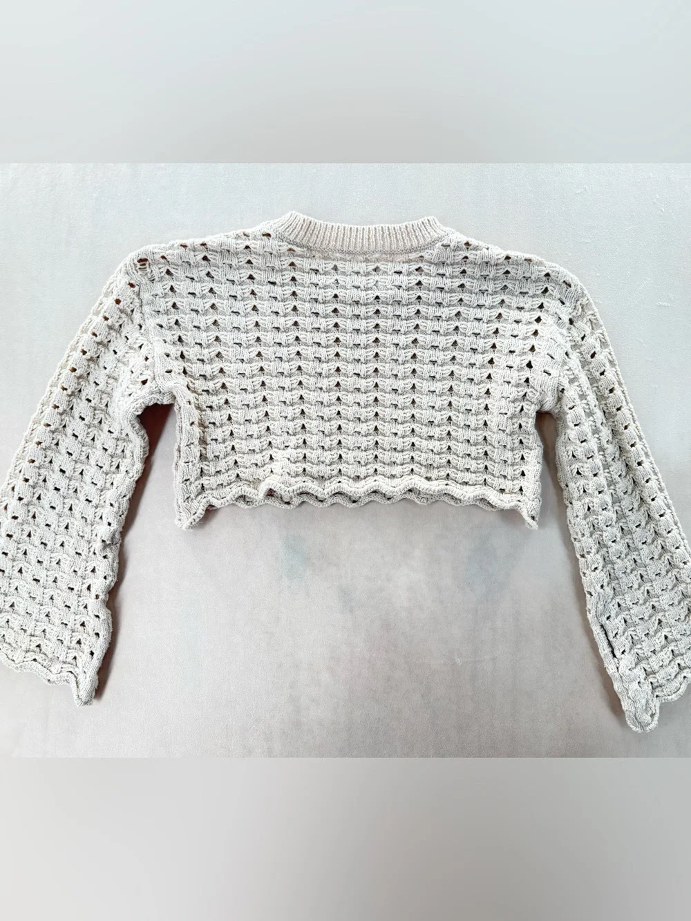 Zara Girls Crochet Sweater & Skort Outfit Set Size 8